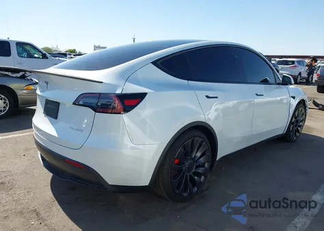 2024 Tesla Model Y Performance Dual Motor All-Wheel Drive из США, поврежденный, VIN 7SAYGDEF0RF032922